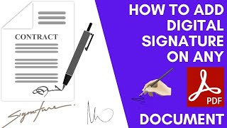 How to Add Digital Signature on Any PDF Document using Adobe Reader screenshot 3