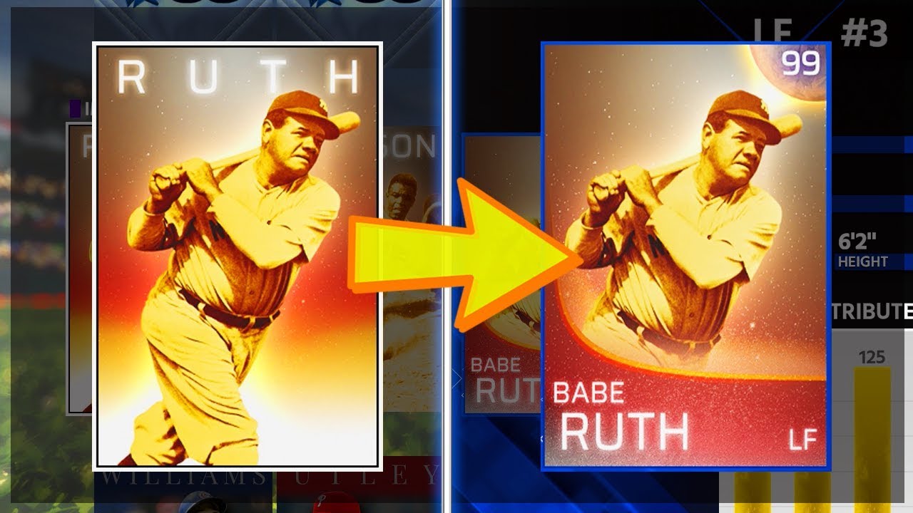 HOW TO GET 99 OVERALL BABE RUTH MLB THE SHOW 18 MISSION BREAK DOWN