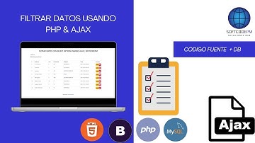 48. Filtrar datos con AJAX usando SELECT OPTION -  PHP, AJAX Y MYSQL + CODIGO FUENTE