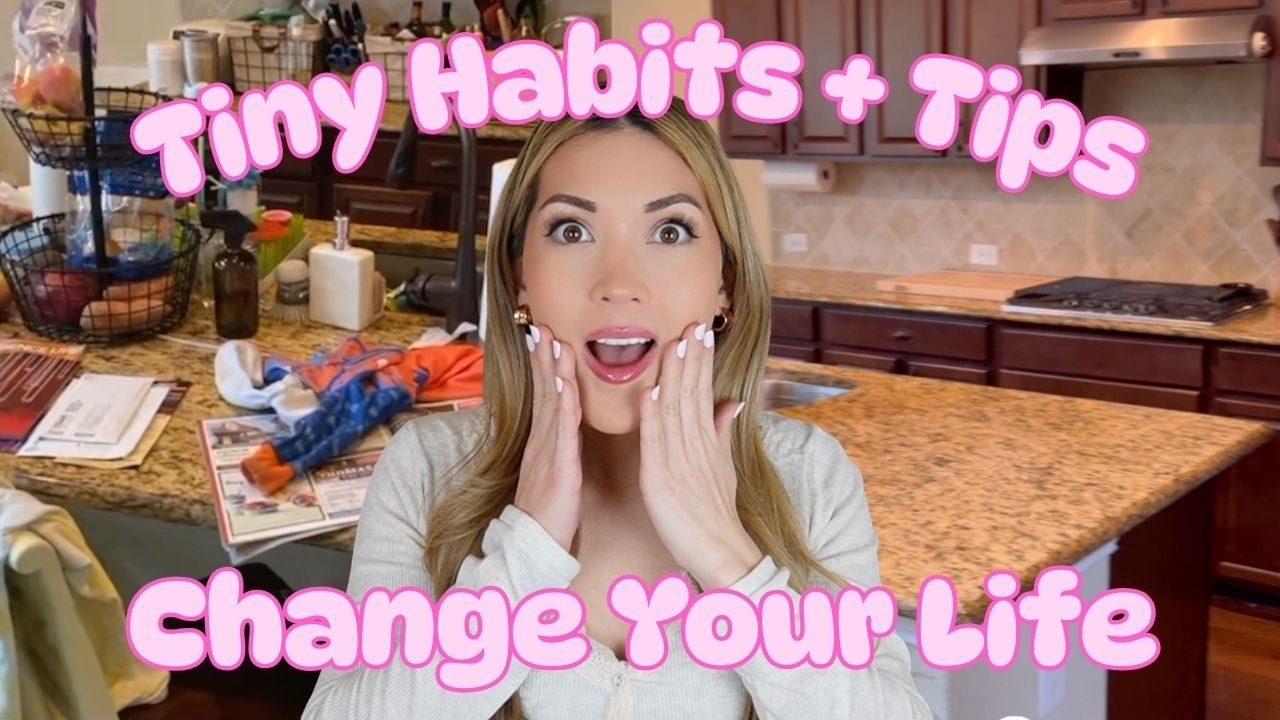 20 *tiny* HABITS & CLEANING TIPS for a TIDY & CLUTTER FREE Home