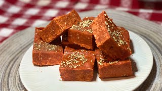 الهريسه اليمنيه على اصولها | حلوى الراهده اشهر حلوى باليمن | Popular Yemeni dessert: Harissa