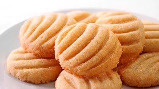 Butter Cookies (only 3 Ingredients) Quick and Easy!