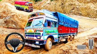 Offroad TATA Truck Simulator - Real Indian Cargo Truck Simulator 2020 3D Drive - Android Gameplay screenshot 4