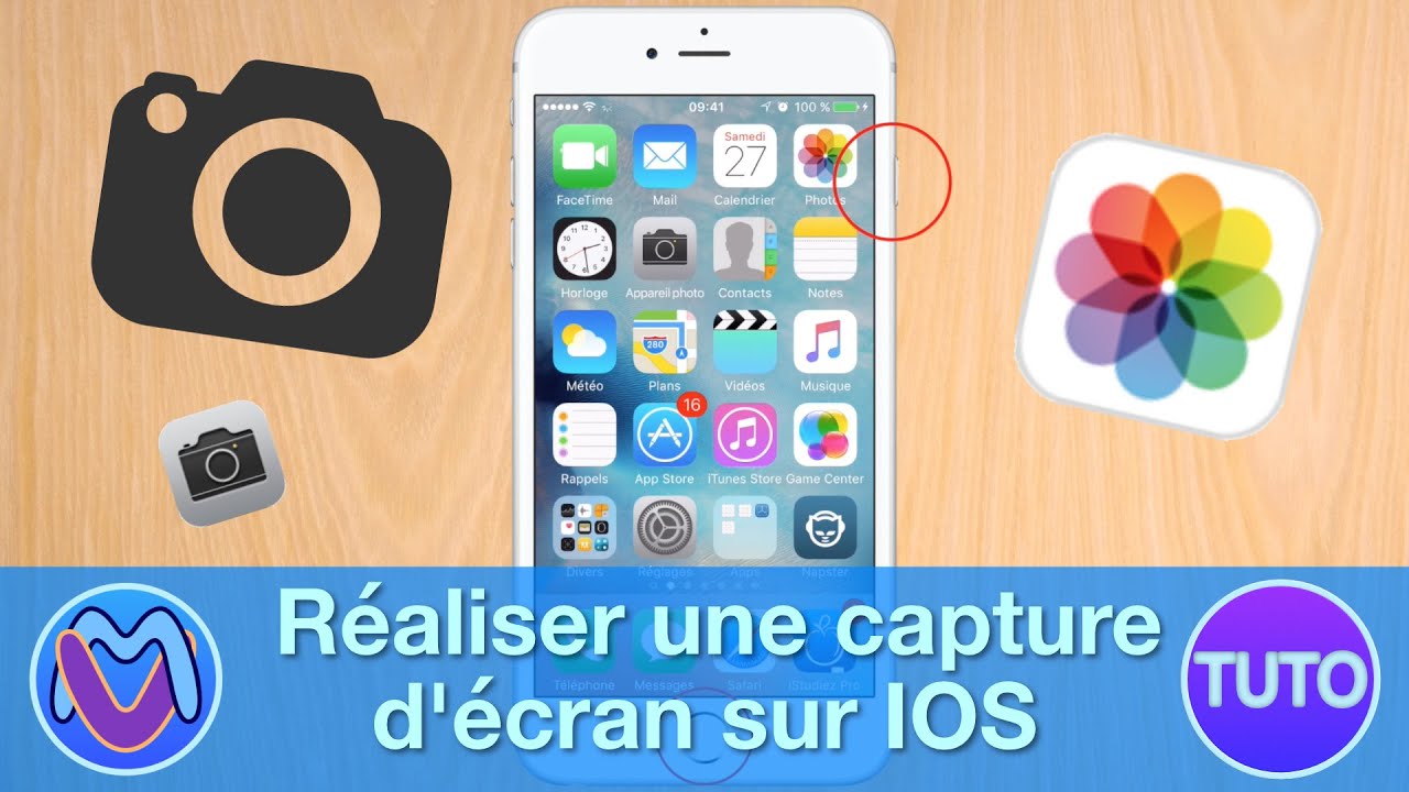 Comment faire une capture d'écran sur un iPhone/iPad ? - YouTube