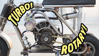 TURBO'D ROTARY MINIBIKE  Finishing Touches! | Episode 3