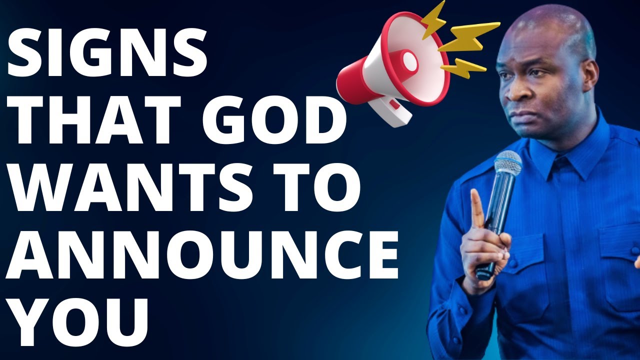 SIGNS THAT GOD WANTS TO ANNOUNCE YOU  | APOSTLE JOSHUA SELMAN