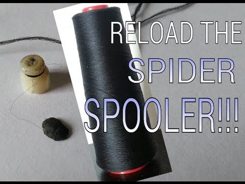 How To Reload Make A Spider Spooler For Tarantula Spider Pen Pro Ita Youtube