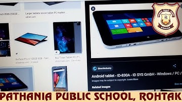 Pathania World Campus- Class 4- Computer- Chapter-1 (Computer- Its Classification)- Part II