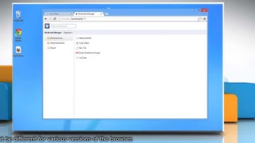 How to Export Google™ Chrome Bookmarks in Windows® 8