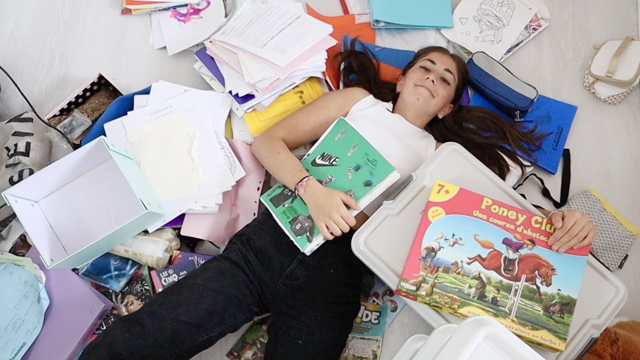 ON TRIE ET RANGE TOUTE LA CHAMBRE DE MAELLE ! MOTIVATION RANGEMENT