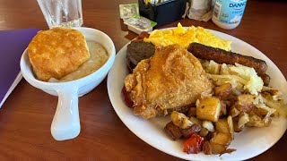 Breakfast at Golden Corral 