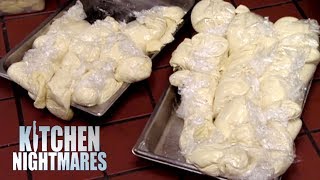 Gordon Ramsay Can't Stop Finding Frozen Dough | Kitchen Nightmares