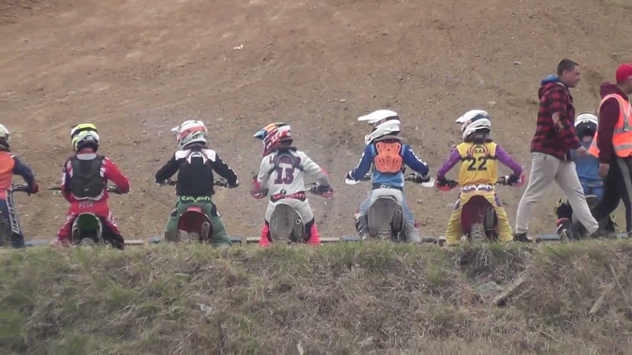 Мотокросс Заречный 07.05.2022. Класс 85 куб. см. 2-й заезд.