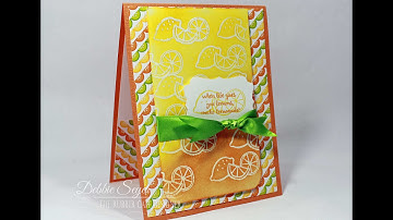 Emboss Resist Technique Card