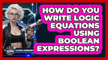 How Do You Write Logic Equations Using Boolean Expressions? - Electrical Engineering Essentials
