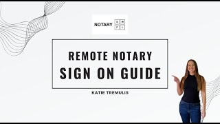Remote Online Notary Sign On Guide: Pactima