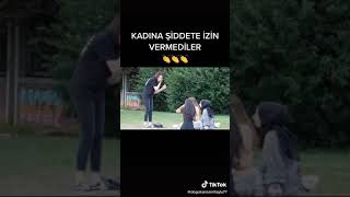 Kadına şiddete izin vermediler 👏🏻👏🏻👏🏻 Resimi