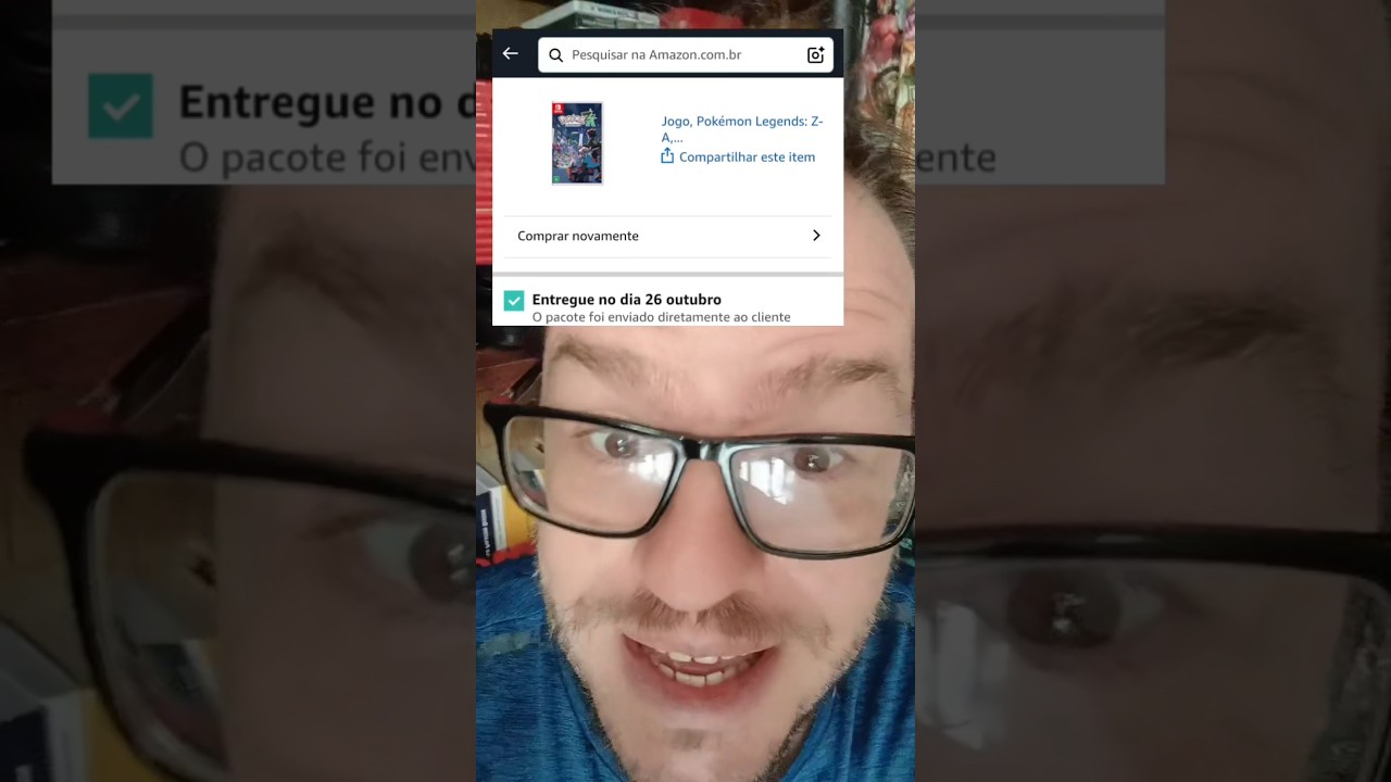 A Amazon entregou meu Pokémon ZA ... só que não! 