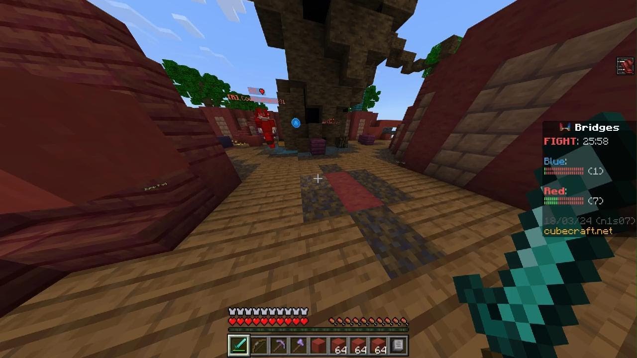 Cubecraft CTF 80 KILLS Gameplay | Minecraft Bedrock - YouTube