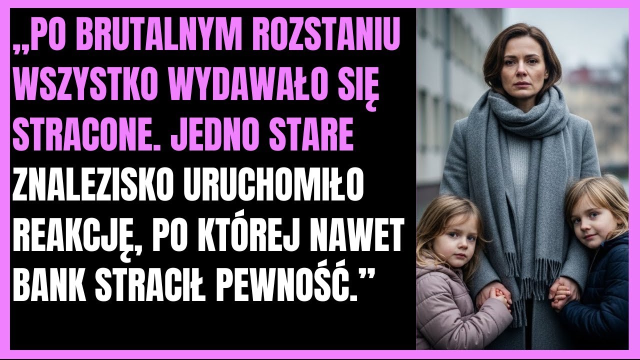 Dźwięk przekręcanego klucza w zamku brzmiał jak wyrok. Stałam na klatce schodowej z dwójką dzieci, trzema torbami i sercem w gardle. Listopadowy deszcz bił o szyby, a za drzwiami mój mąż patrzył...