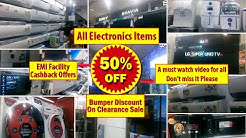50% Discount On New Electronic Items, LG, Samsung, Sony, Hitachi, Smart tv, Fridge, Ac, On EMI