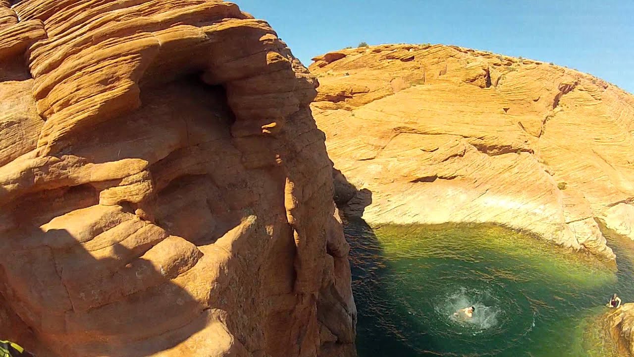 Sand Hollow Cliff Jumping YouTube