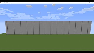 How to make AOT wall in Minecraft