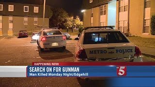 Suspect Sought In Fatal Edgehill Shooting