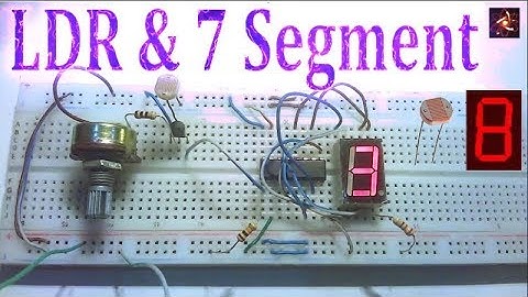 Counter Circuit using LDR