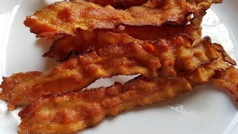 How to make Crispy, Chewy Bacon! Perfect Bacon Every Time!!! Easy Crunchy Chewy Bacon Video!