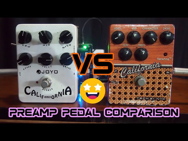 Tech21 California Character Series vs Joyo California Preamp Pedal