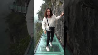 Terrifying Gl Bridge Walk In China