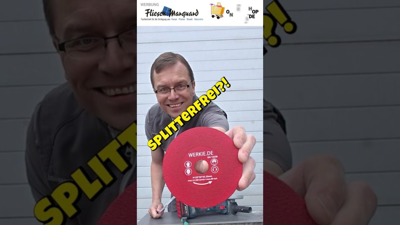 Splitterfrei Fliesen schneiden