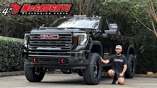From Unnoticed To Unforgettable 2025 Gmc Sierra 2500 At4 4 Mcgaughys Lift 37 Toyo Rt Trails