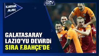 Galatasaray Lazioyu Tek Golle Geçti̇ Fenerbahçe Efrankfurt Karşisinda Karma Alan