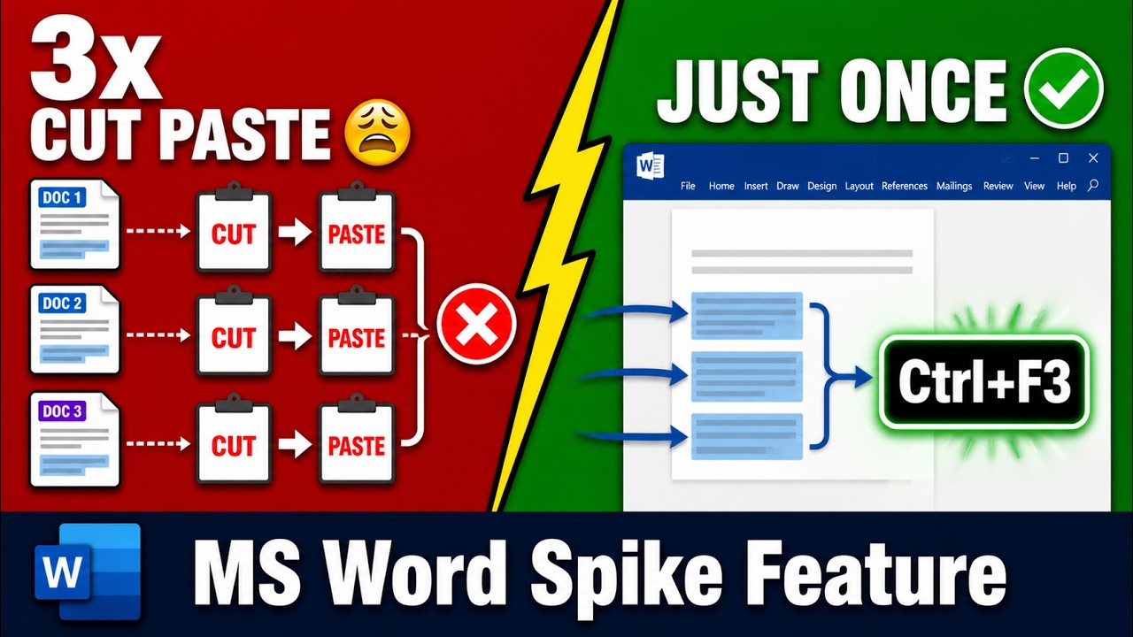 Stop copy pasting! Use this secret MS Word trick to move text 3x faster ...