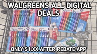 WALGREENS ALL DIGITAL DEALS USING REBATES APPS| ONLY $1.XX screenshot 2