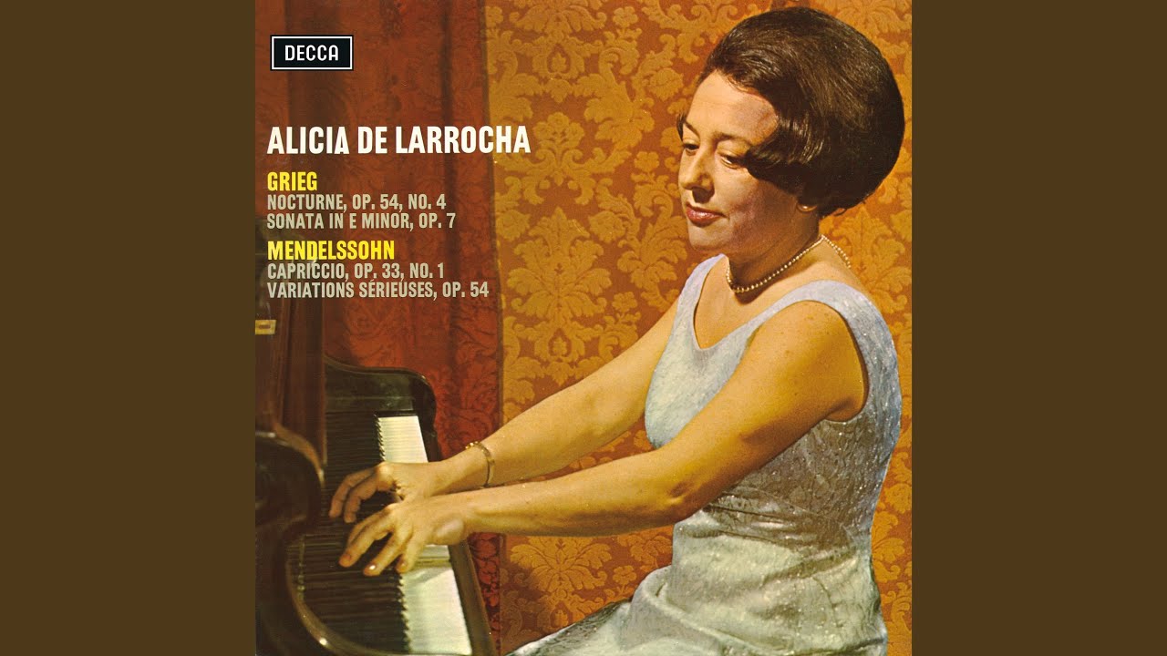 Mendelssohn: Three Caprices, Op. 33: No. 1 in A Minor