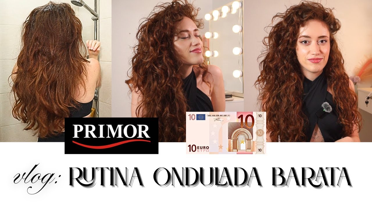 LA RUTINA MÁS BARATA de PRIMOR: MÉTODO CURLY ✨ vlog: charla importante sobre onduladas, compras