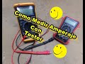 Como Medir Amperaje Con Tester Comun