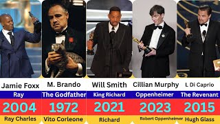 All Best Actor Oscar Winners male in Academy Award History (1929-2024)