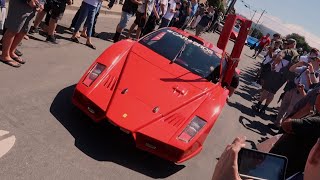 FAKE FERRARI ENZO INVADES & SHUTS DOWN SUPERCAR SHOW!!