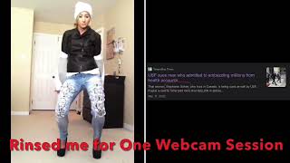 SSAMBER (aka Stephanie Sahler) Rinsed Me for One Webcam Session