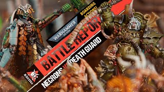 *10TH EDITION!!* Necrons vs Death Guard | Warhammer 40k Boarding Action Battle Report