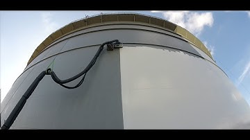 An innovative robotic solution to automatically coat storage tanks onsite