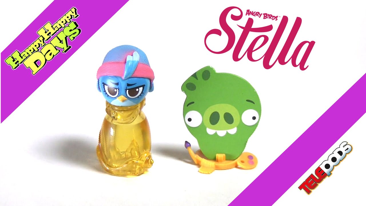 Angry Birds Stella Telepods review. YouTube