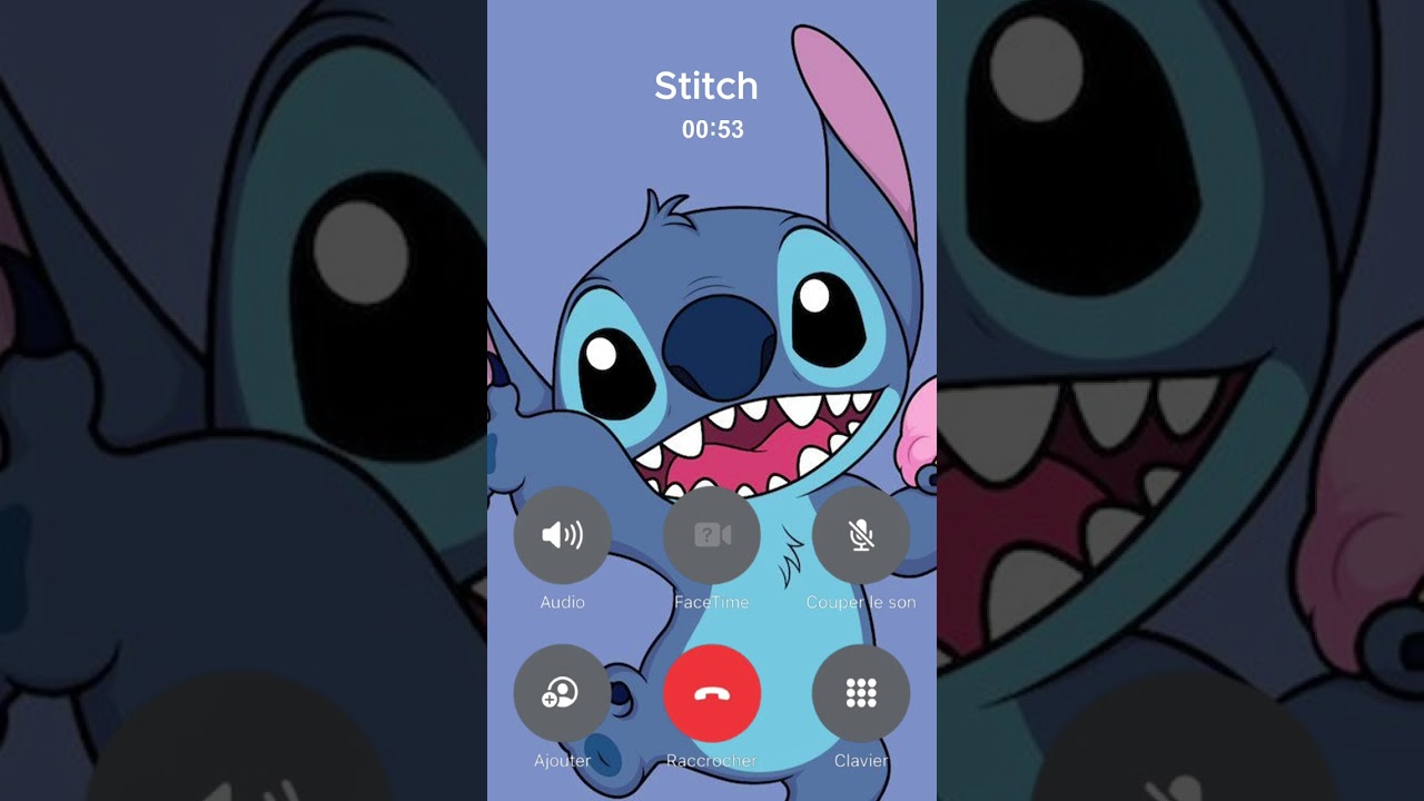 Стич звонит, он отвечает 📞