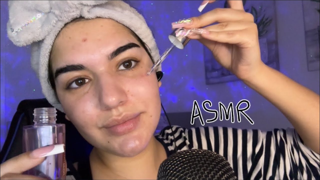 ASMR nos hacemos el SKINCARE mientras hablamos? ❤️😴