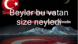 Beyler Bu Vatan Size Neyledi - Ülkümsesli.com.