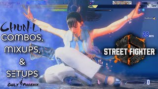 Chun Li - Combos, MixUps, &amp; SetUps - Street Fighter 6 - SF6